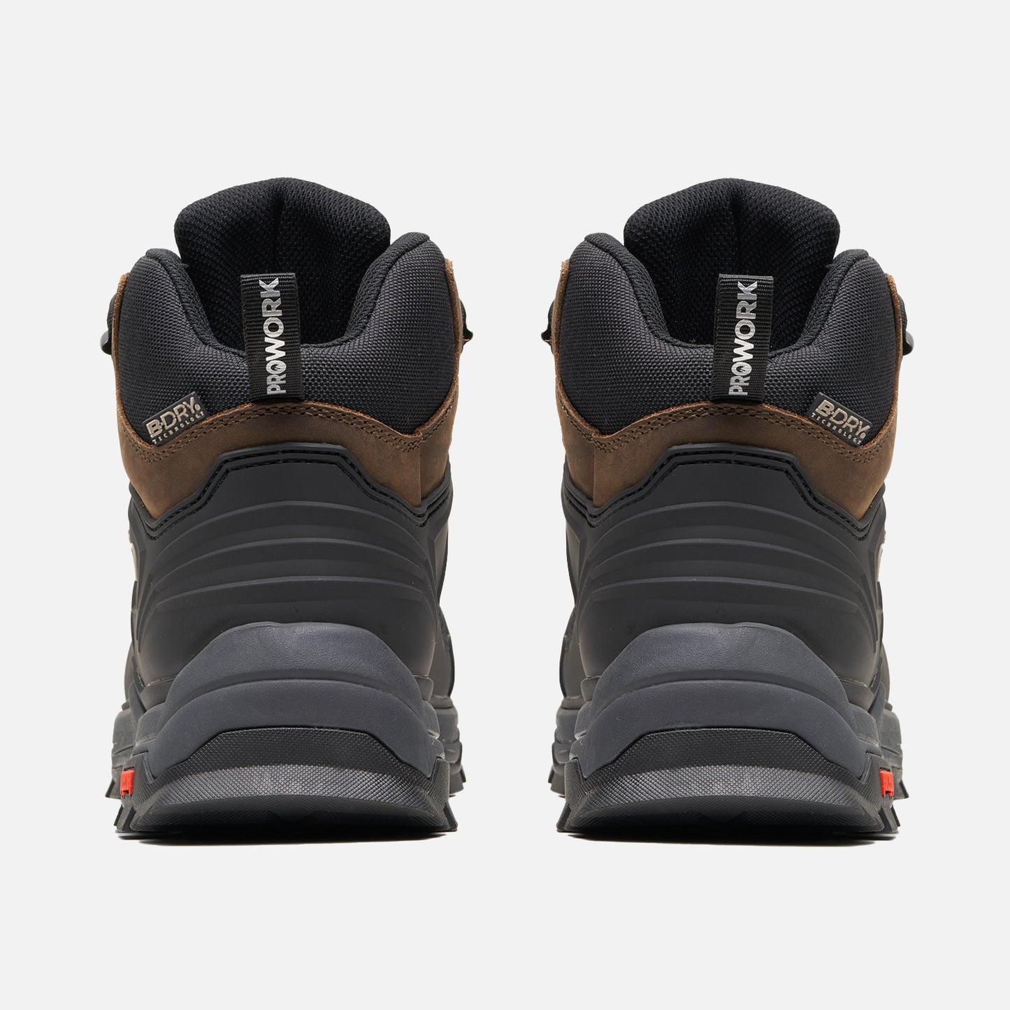 ZAPATO SEGURIDAD LIPPI PRO WORK HOMBRE ATMOS MID CAFÉ OSCURO