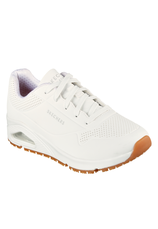 Calzado Ocupacional Skechers Uno Blanco Mujer