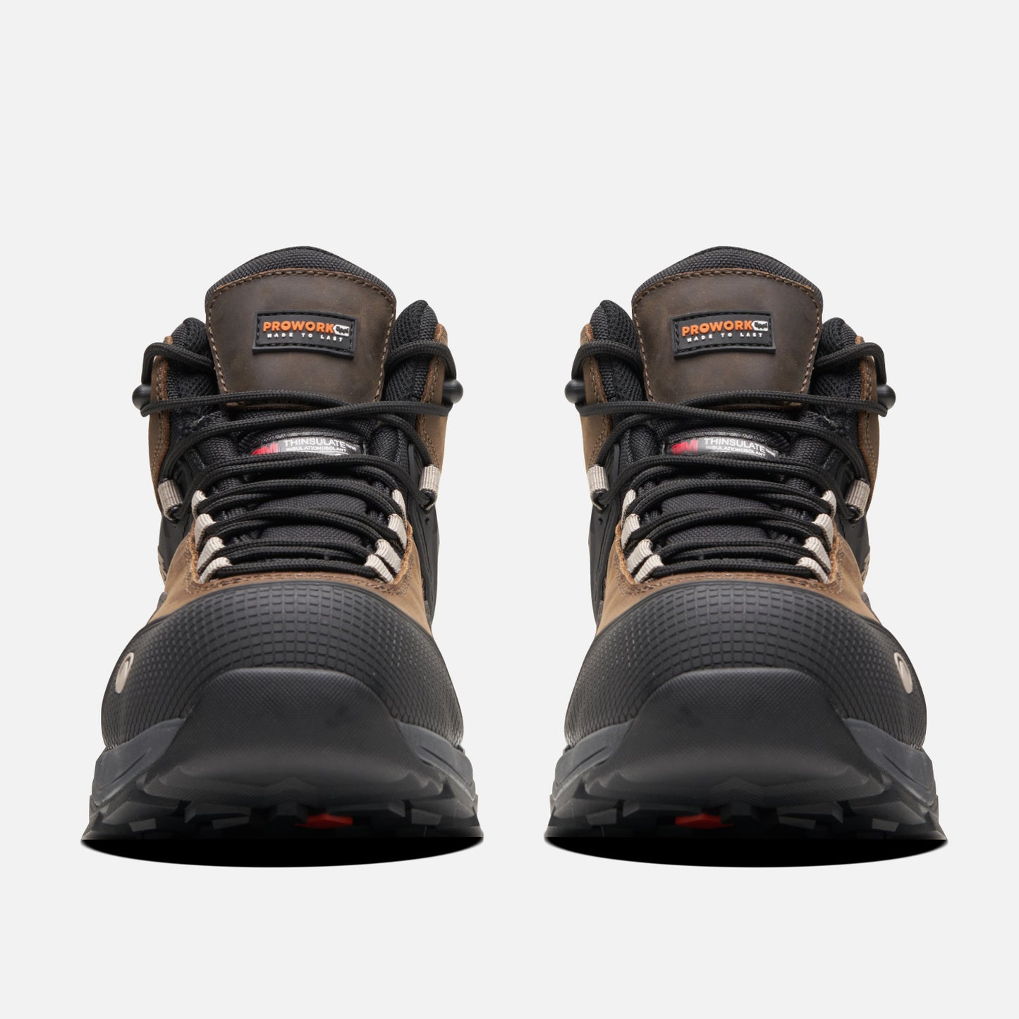 ZAPATO SEGURIDAD LIPPI PRO WORK HOMBRE ATMOS MID CAFÉ OSCURO