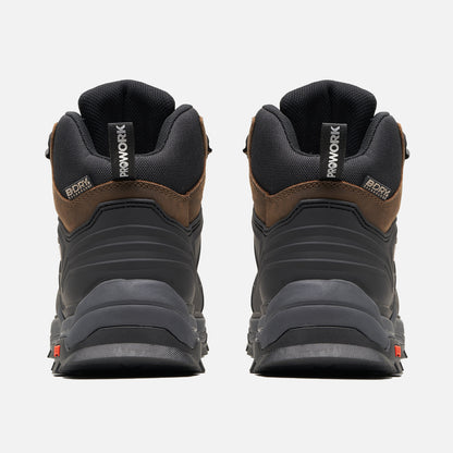ZAPATO SEGURIDAD LIPPI PRO WORK HOMBRE ATMOS MID CAFÉ OSCURO