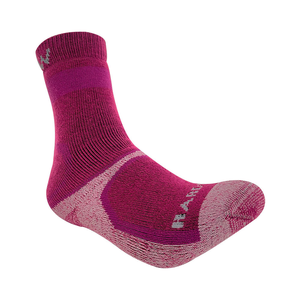 Calcetin HW con Cobre Antibacteriano 35% Lana Burdeo Mujer