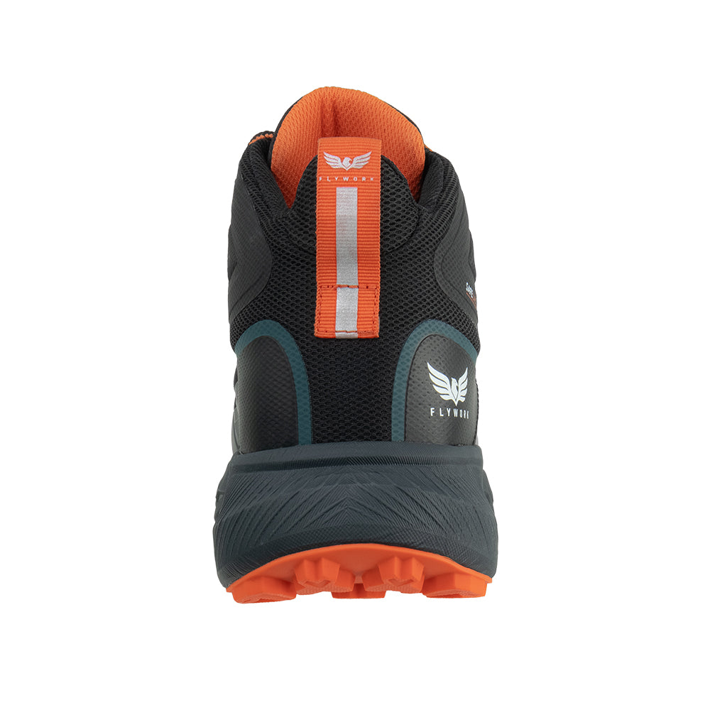 BOTIN DE TRABAJO FLY WORK FENIX WP BLACK ORANGE