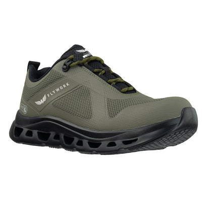 ZAPATILLA DE TRABAJO EDBK FLY WORK LOW DK GREEN BLACK