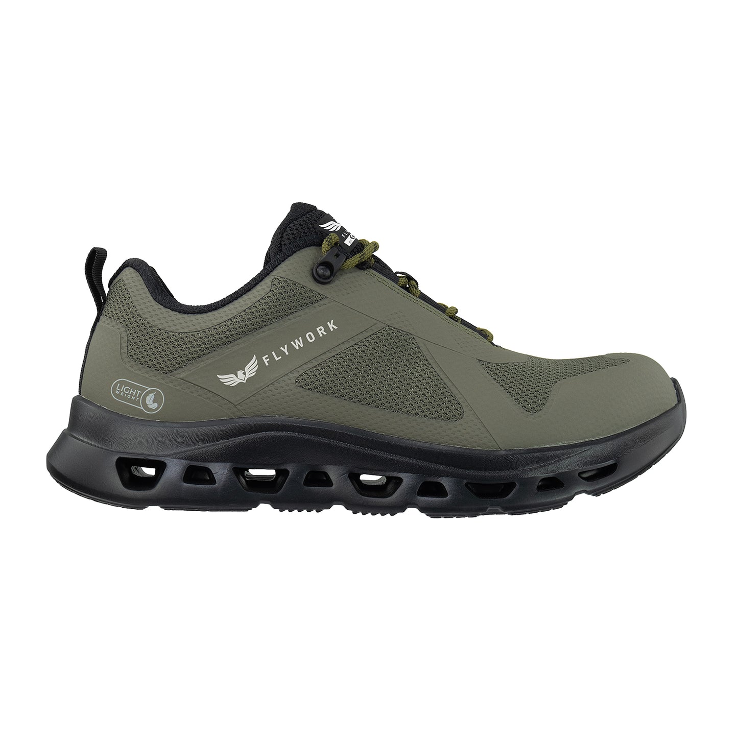 ZAPATILLA DE TRABAJO EDBK FLY WORK LOW DK GREEN BLACK