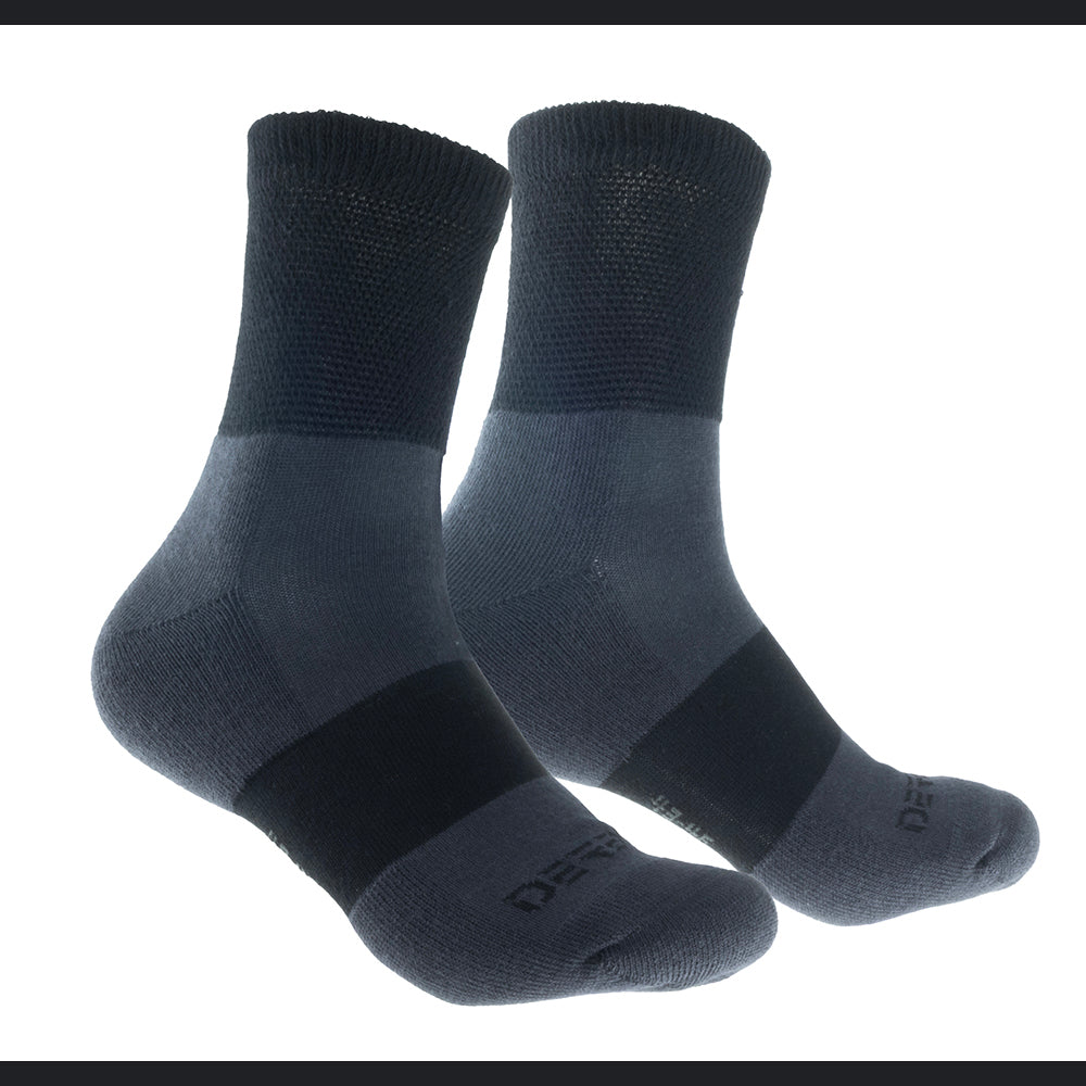 Calcetin Terapeutico Diabetico Black Mujer - Crew