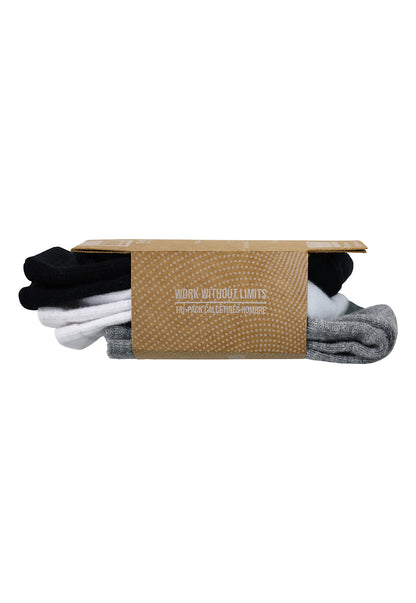 Tripack Calcetines HW Algodón Tobillero Hombre